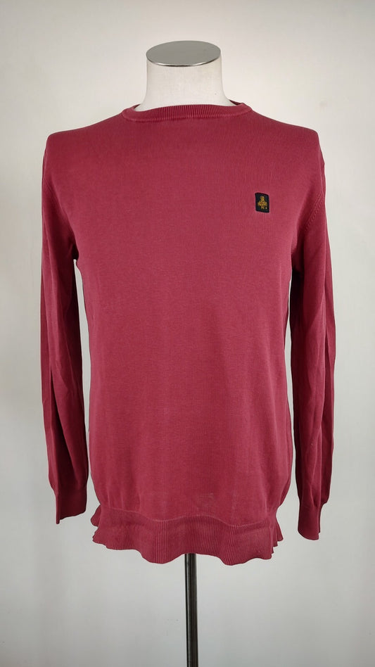 REFRIGIWEAR MAGLIONE COTONE VINTAGE UOMO Tg. M MAN SWEATER CASUAL