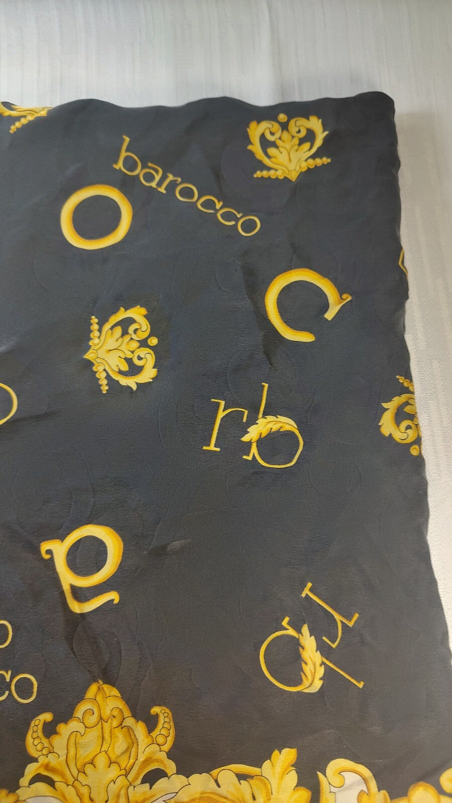 ROCCOBAROCCO FOULARD 100% SILK SETA SCARVES SCARF SQUARE MADE IN ITALY