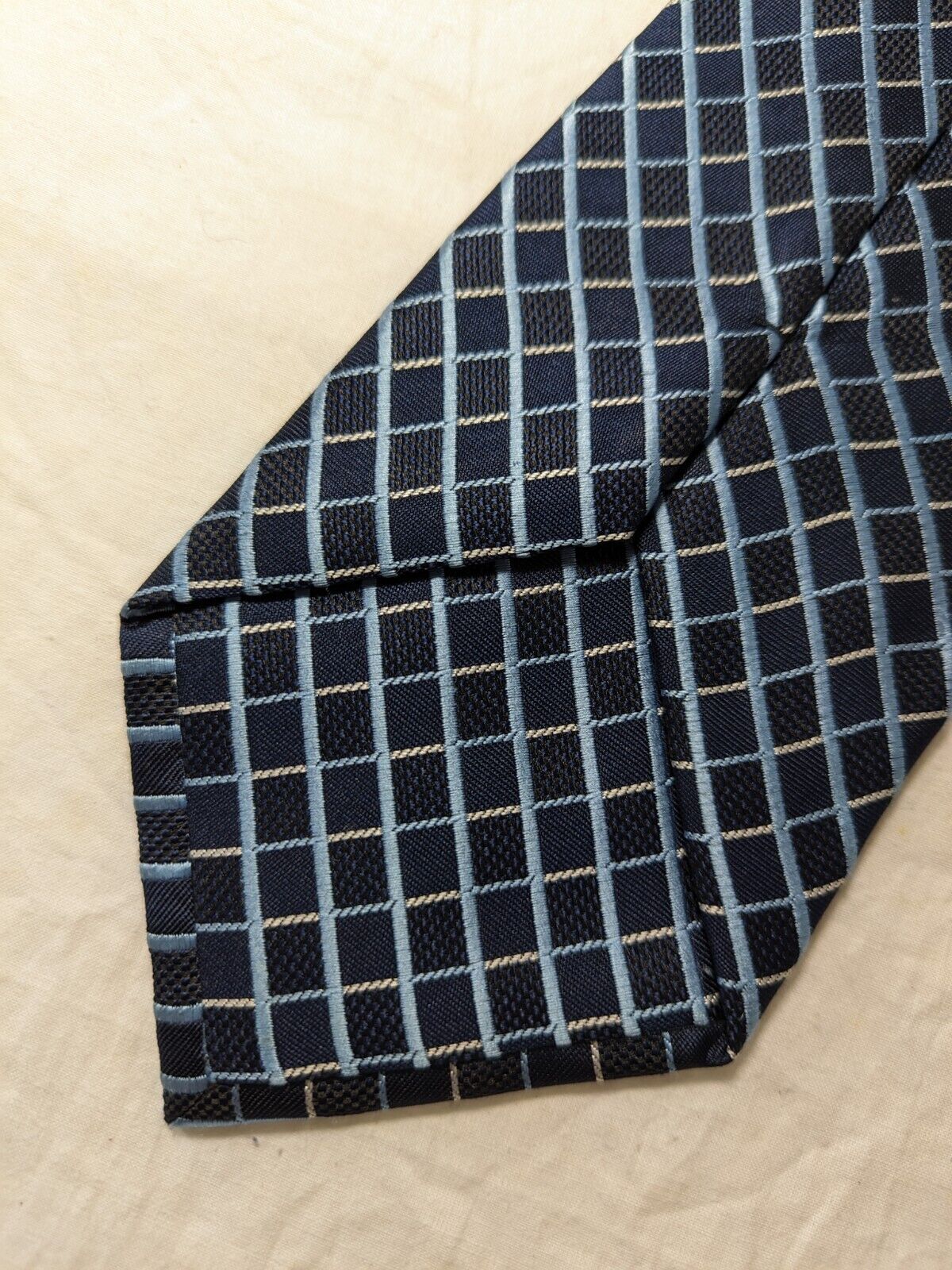 GIORGIO MARIANI  100%  SILK TIE SETA CRAVATTA SELF TIPPED NECKTIE MADE IN ITALY