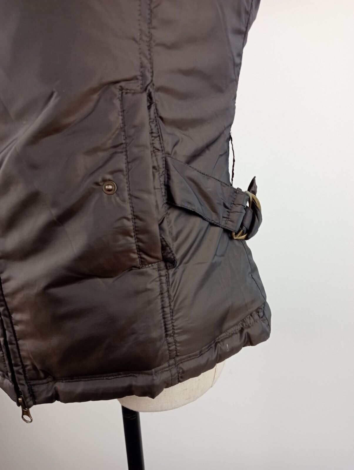 MAX & CO GIUBBINO SMANICATO GILET DONNA Tg. 42 WOMAN CASUAL JACKET VINTAGE ITALY