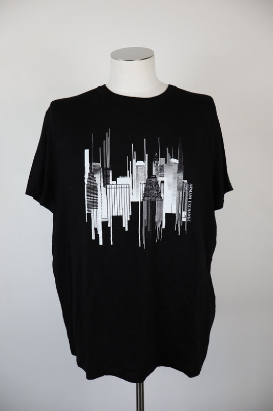 ARMANI EXCHANGE MAGLIA UOMO COTONE TG 2XL MAN COTTON T-SHIRT CASUAL VINTAGE