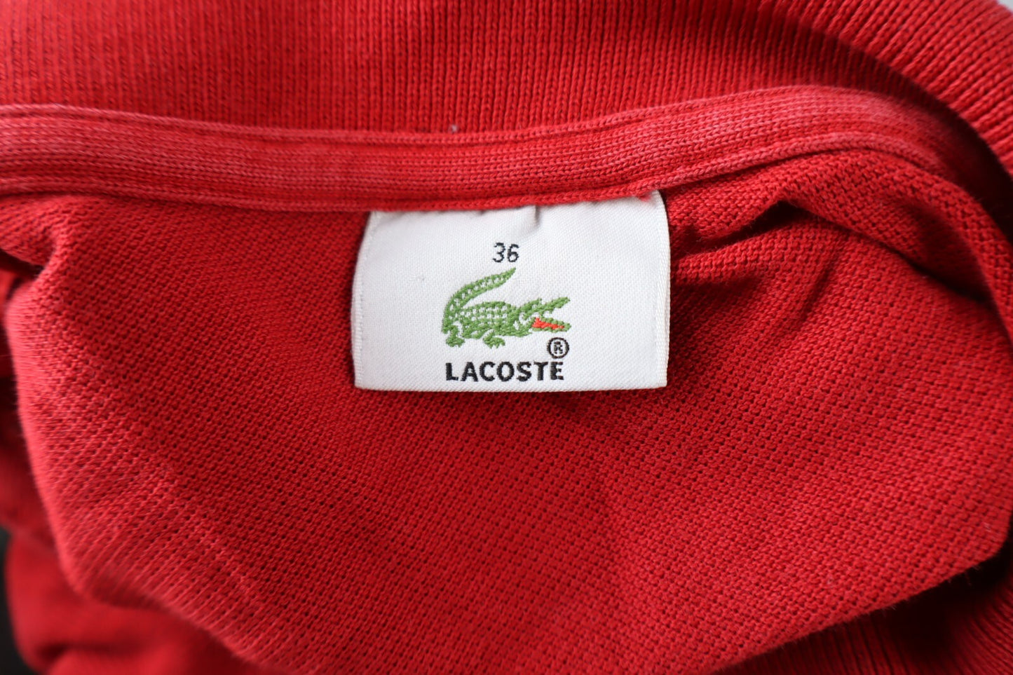 LACOSTE POLO MAGLIA DONNA COTONE TG. 36 WOMAN COTTON SHIRT CASUAL VINTAGE