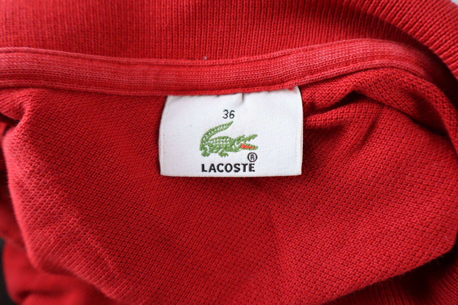LACOSTE POLO MAGLIA DONNA COTONE TG. 36 WOMAN COTTON SHIRT CASUAL VINTAGE