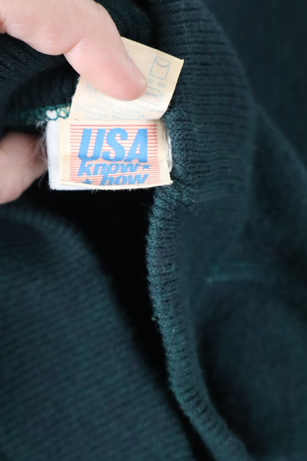 CHAMPION USA MAGLIONE LANA WOOL UOMO Tg. XL MAN SWEATER VINTAGE