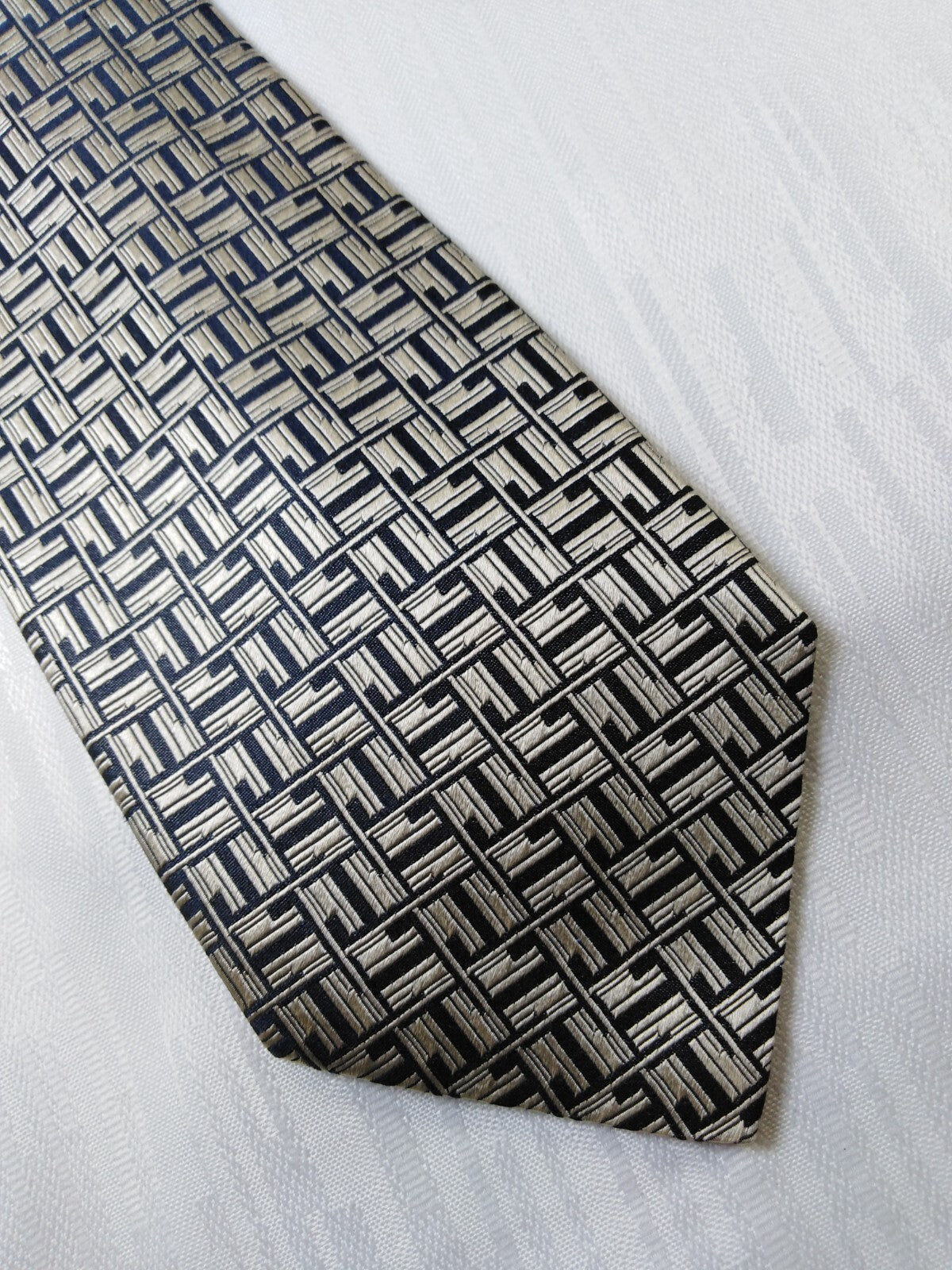 ENRICO COVERI 100% SETA SILK TIE CRAVATTA NECKTIE ITALY VINTAGE CLASSIC UOMO