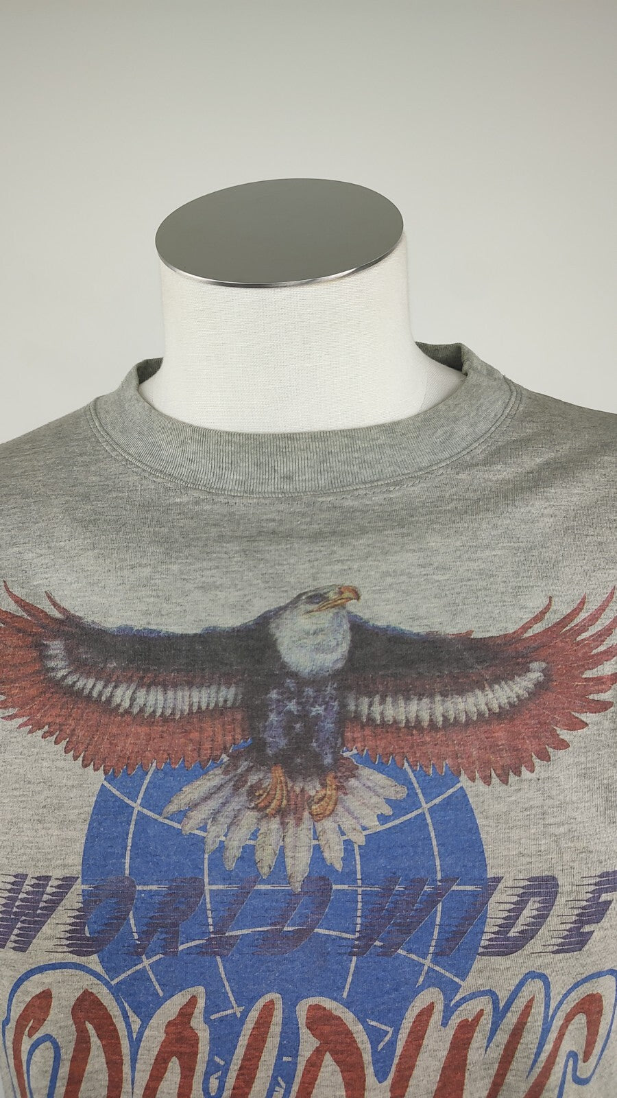 SPALDING USA MAGLIA UOMO TG M MAN T-SHIRT CASUAL VINTAGE COTONE