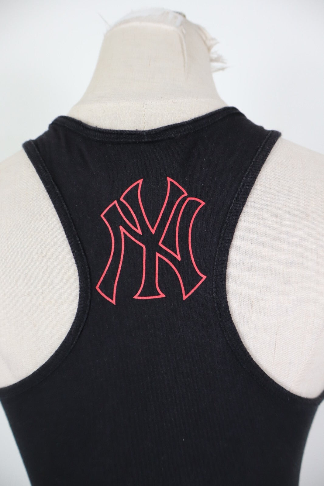 MAJESTIC NEW YORK YANKEES MAGLIA DONNA TG. S WOMAN VINTAGE T-SHIRT TOP COTONE