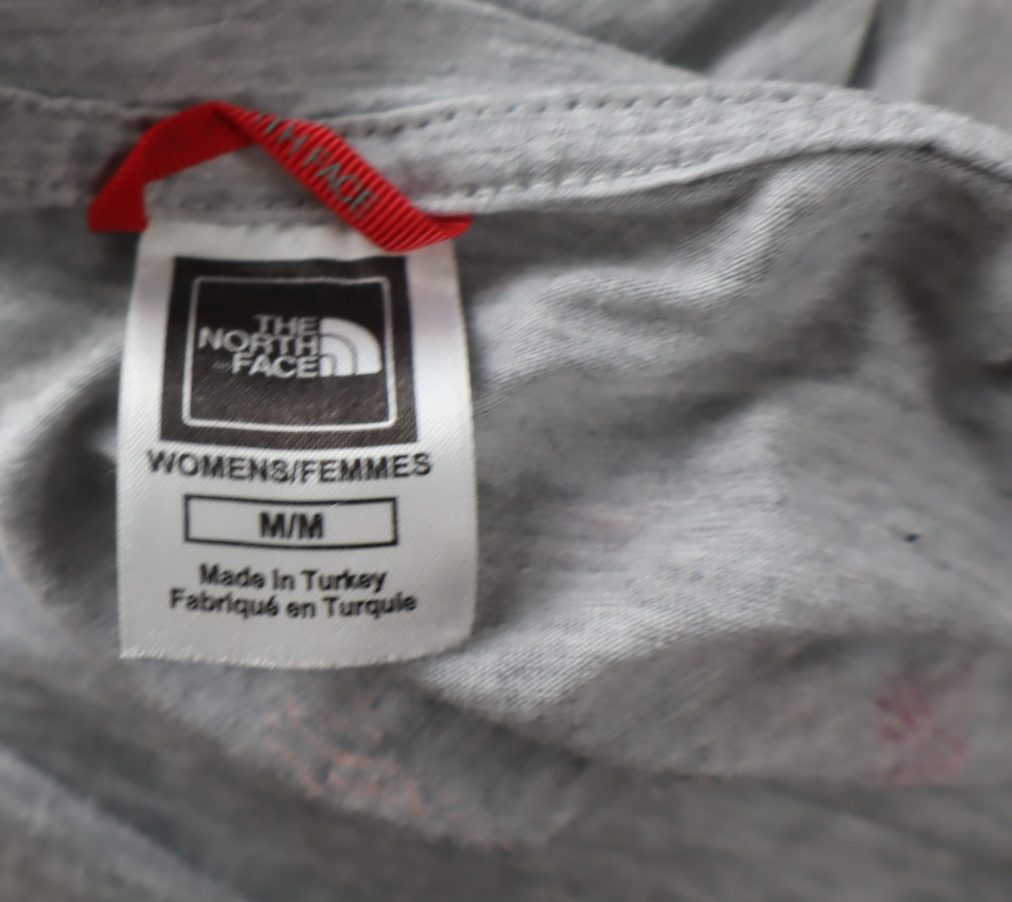 THE NORTH FACE MAGLIA DONNA TG. M WOMAN CASUAL VINTAGE T-SHIRT COTONE LOGO