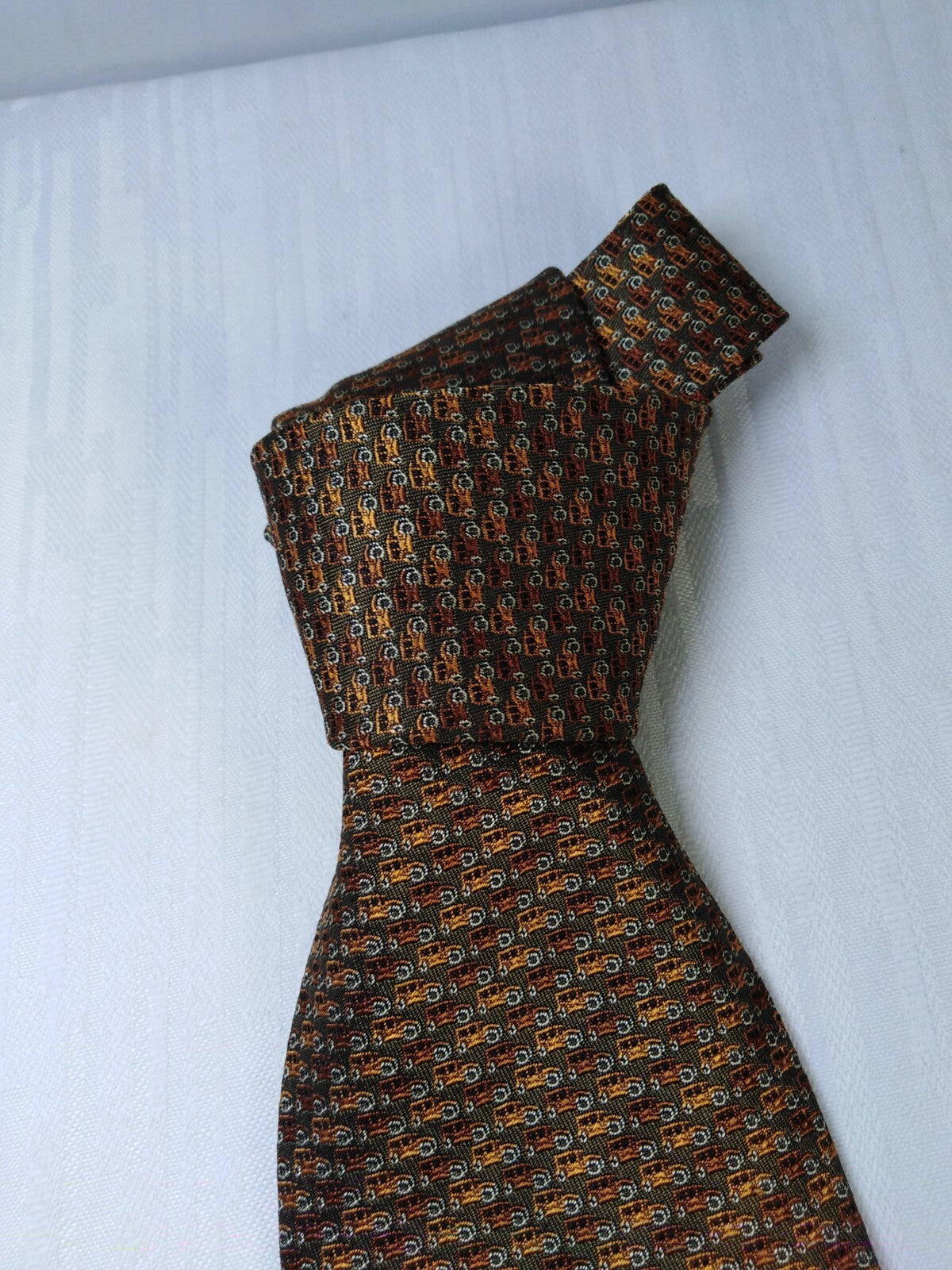 TINO COSMA 100% SETA SILK TIE CRAVATTA NECKTIE ITALY VINTAGE CLASSIC