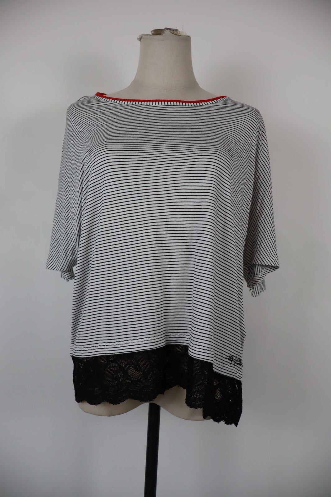 PATRIZIA PEPE JEANS MAGLIA DONNA TG. S WOMAN CASUAL VINTAGE T-SHIRT TOP