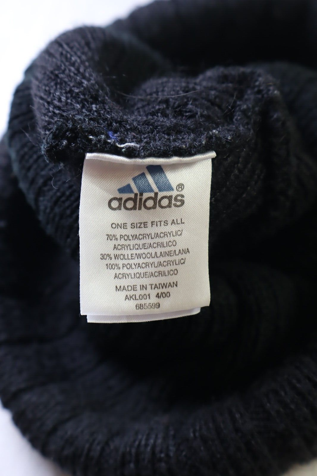 ADIDAS CAPPELLO BERRETTO BEANIEE DONNA UNISEX UOMO TG. UNICA HAT VINTAGE CASUAL