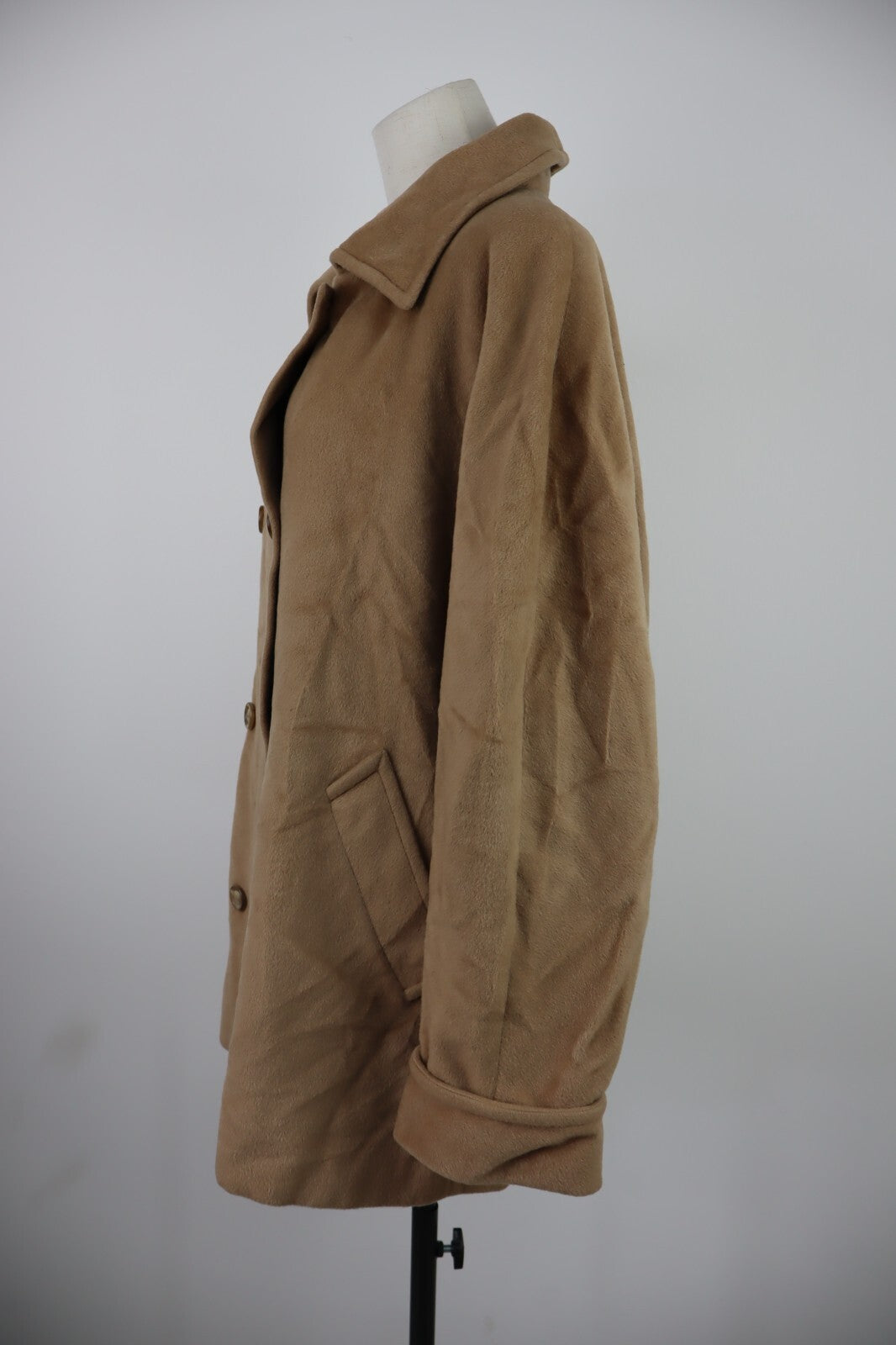 MAX MARA CAPPOTTO LANA GIACCA DONNA TG 42 WOMAN COAT VINTAGE CASUAL DOPPIOPETTO