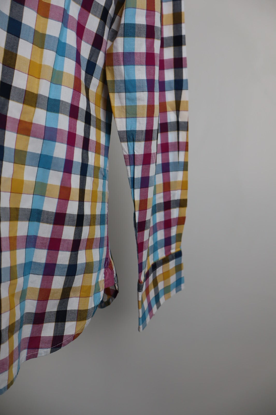 BUGATTI CAMICIA UOMO COTONE TG. L 41 42 MAN CASUAL VINTAGE COTTON SHIRT