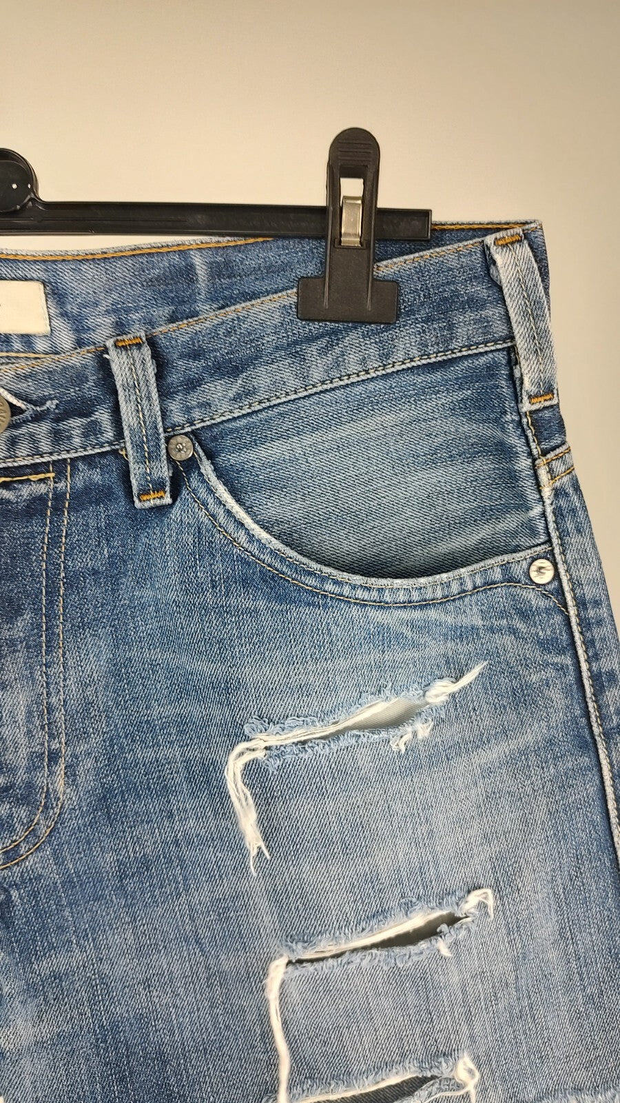LEVI'S 504 PANTALONCINO DENIM JEANS DONNA TG W33 WOMAN VINTAGE SHORTS