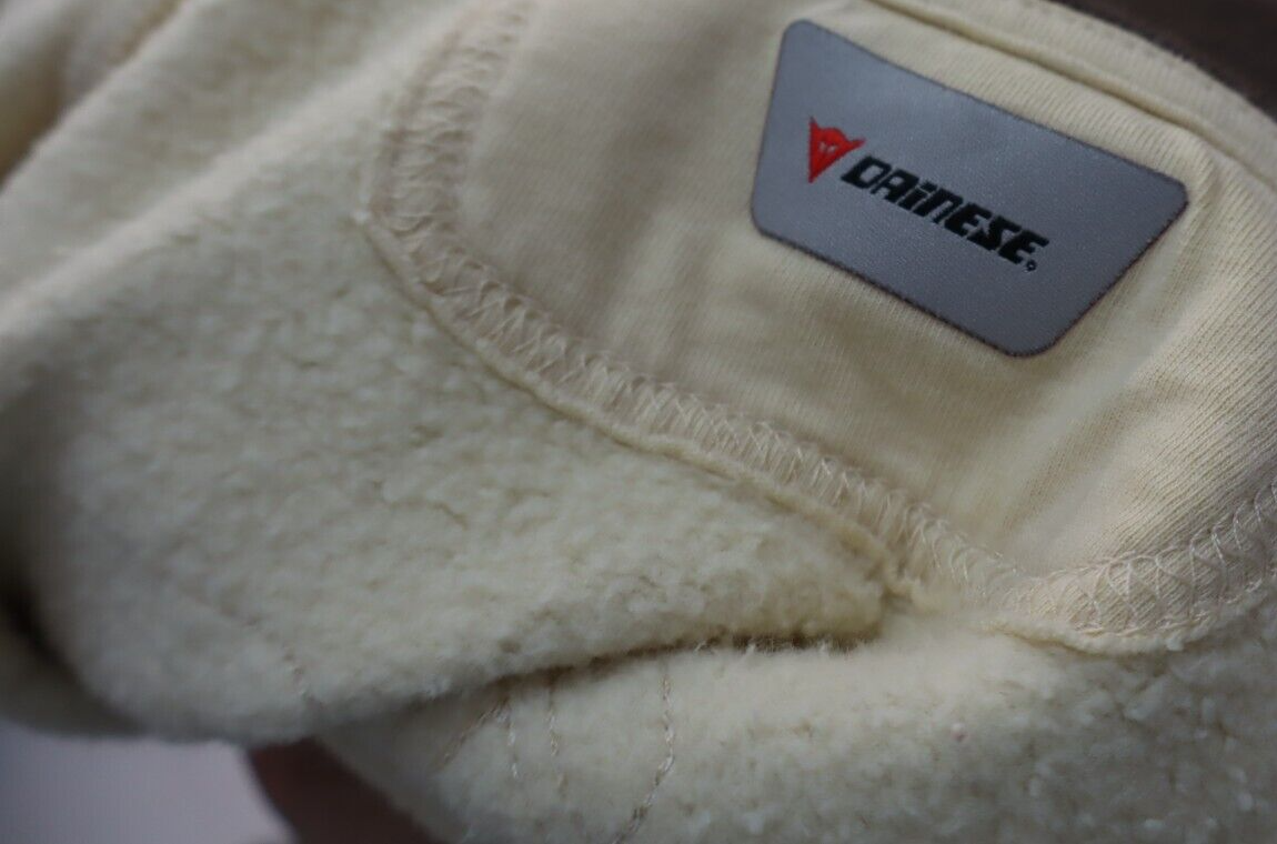 DAINESE FELPA ZIP JACKET UOMO Tg S SPORT MAN SWEATSHIRT CASUAL COTONE PELLE
