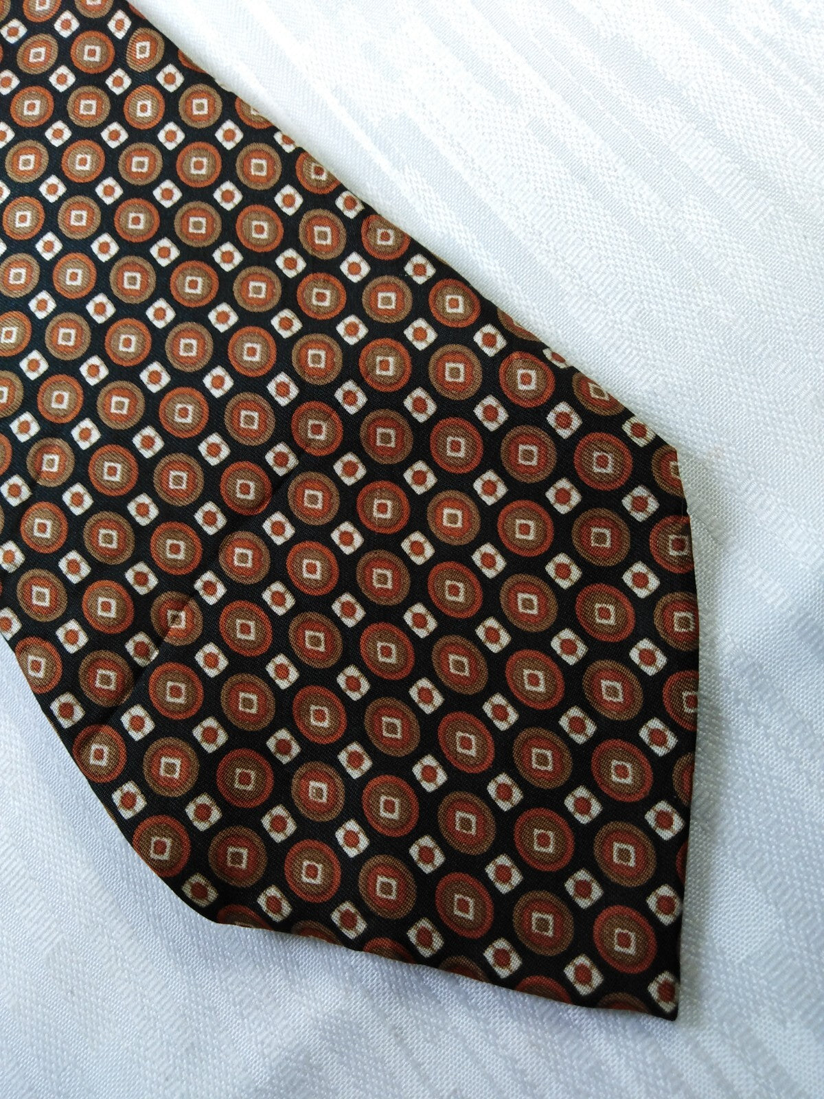 TINO COSMA 100% SETA SILK TIE CRAVATTA NECKTIE MADE ITALY VINTAGE CLASSIC