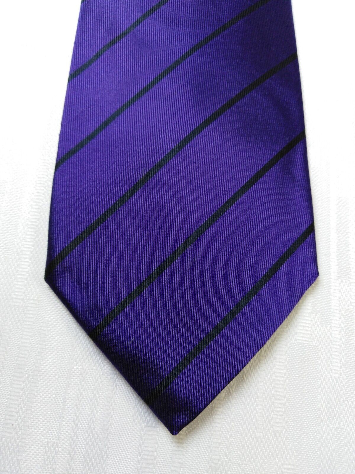 PICARDI NAPOLI 100% SETA SILK TIE CRAVATTA NECKTIE VINTAGE ITALY SELF TIPPED