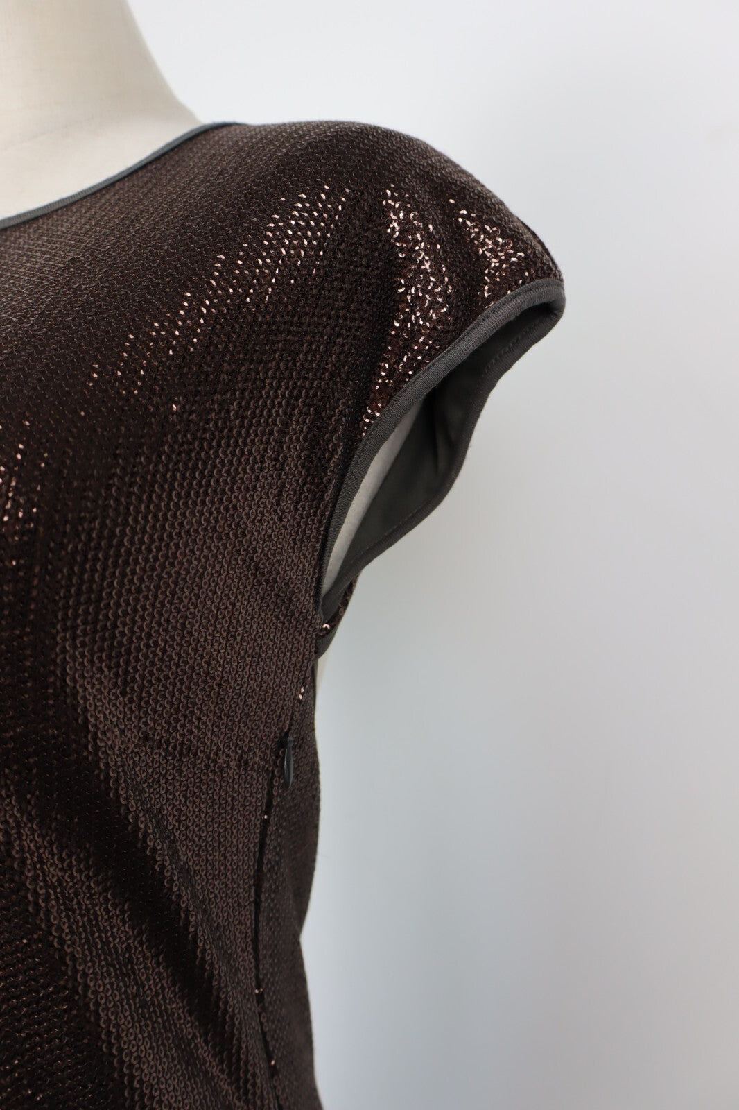 MAX & CO VESTITO ABITO DONNA TG. 44 WOMAN CASUAL VINTAGE DRESS PAILLETTES