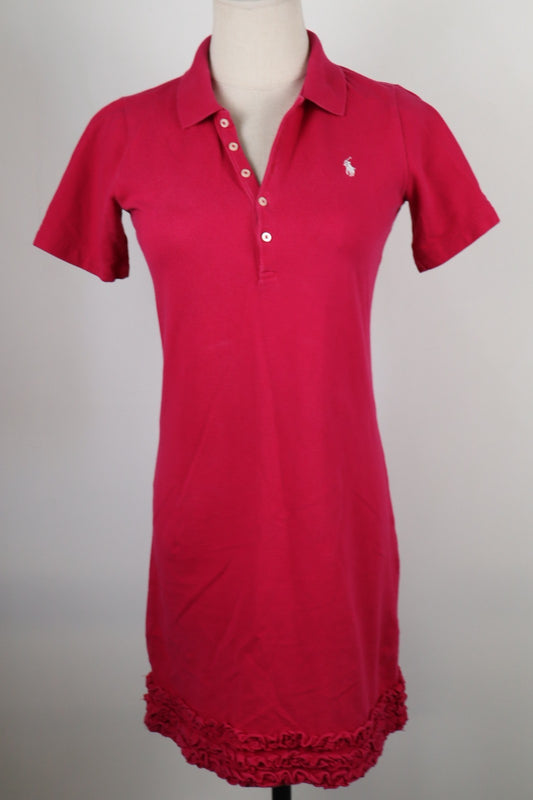 RALPH LAUREN VESTITO LUNGO ABITO DONNA TG XL WOMAN VINTAGE DRESS ROUCHES