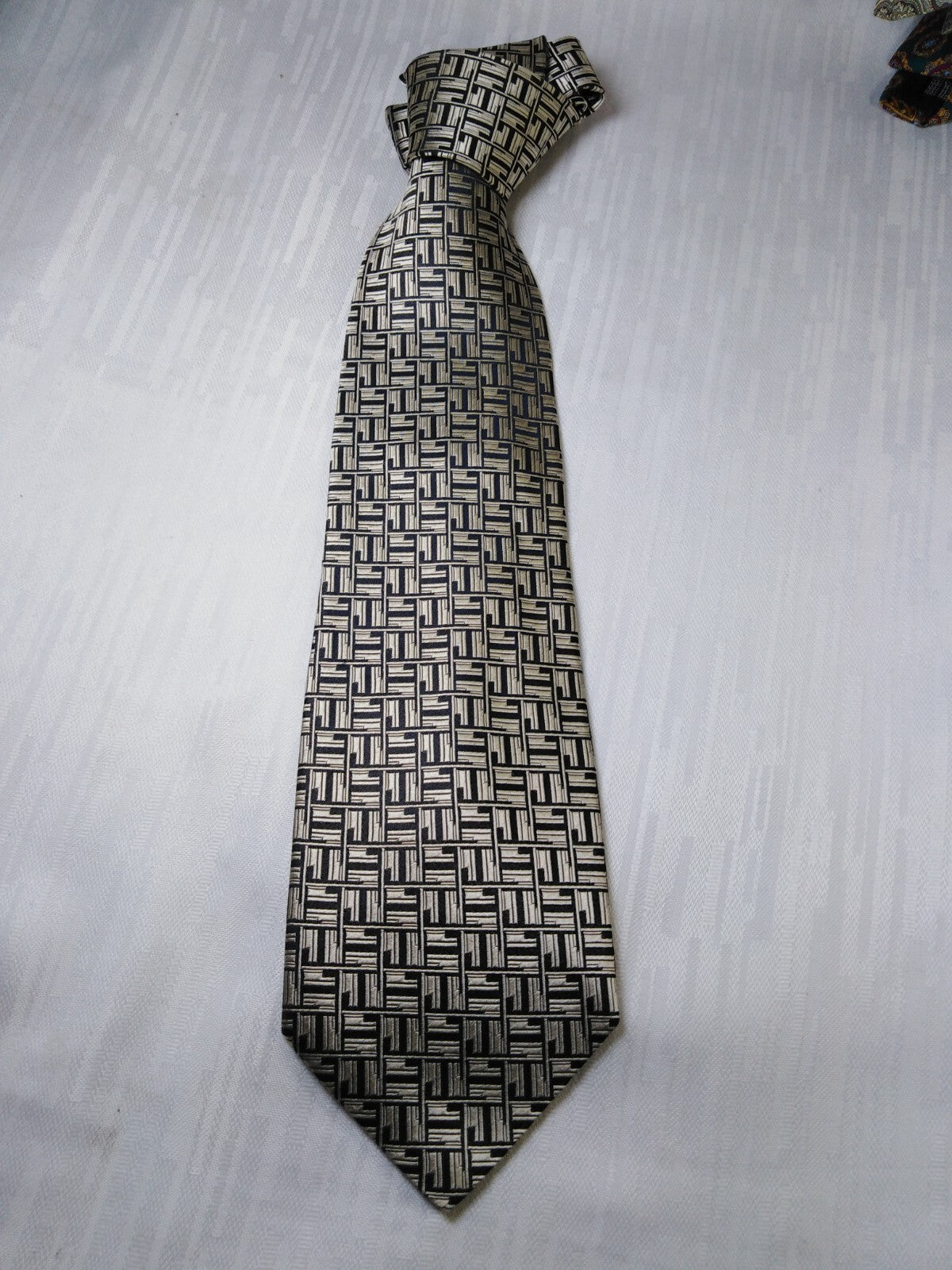 ENRICO COVERI 100% SETA SILK TIE CRAVATTA NECKTIE ITALY VINTAGE CLASSIC UOMO