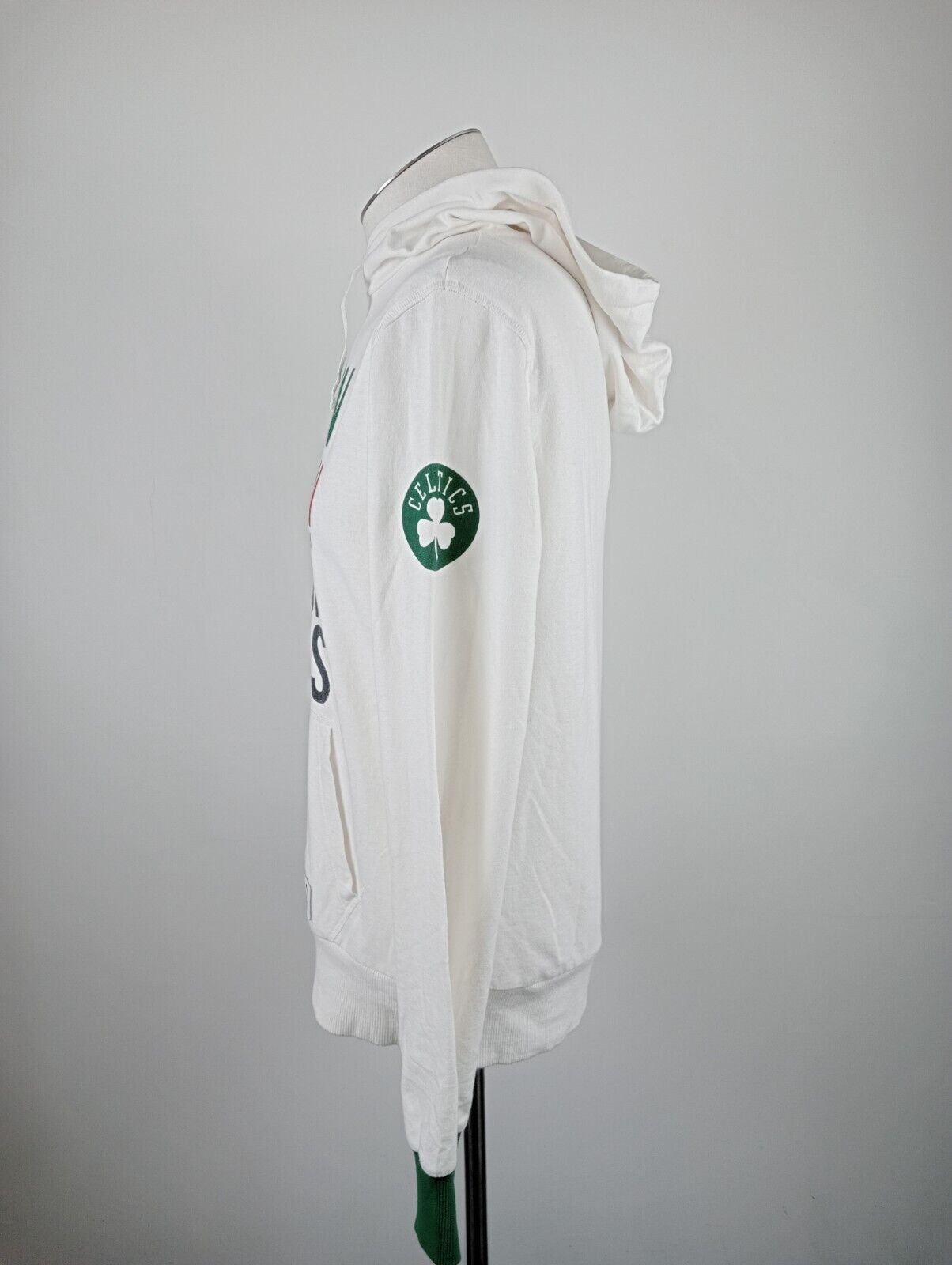 ADIDAS NBA FELPA BOSTON CELTICS BASKET CAPPUCCIO UOMO S MAN SPORT  SWEATSHIRT