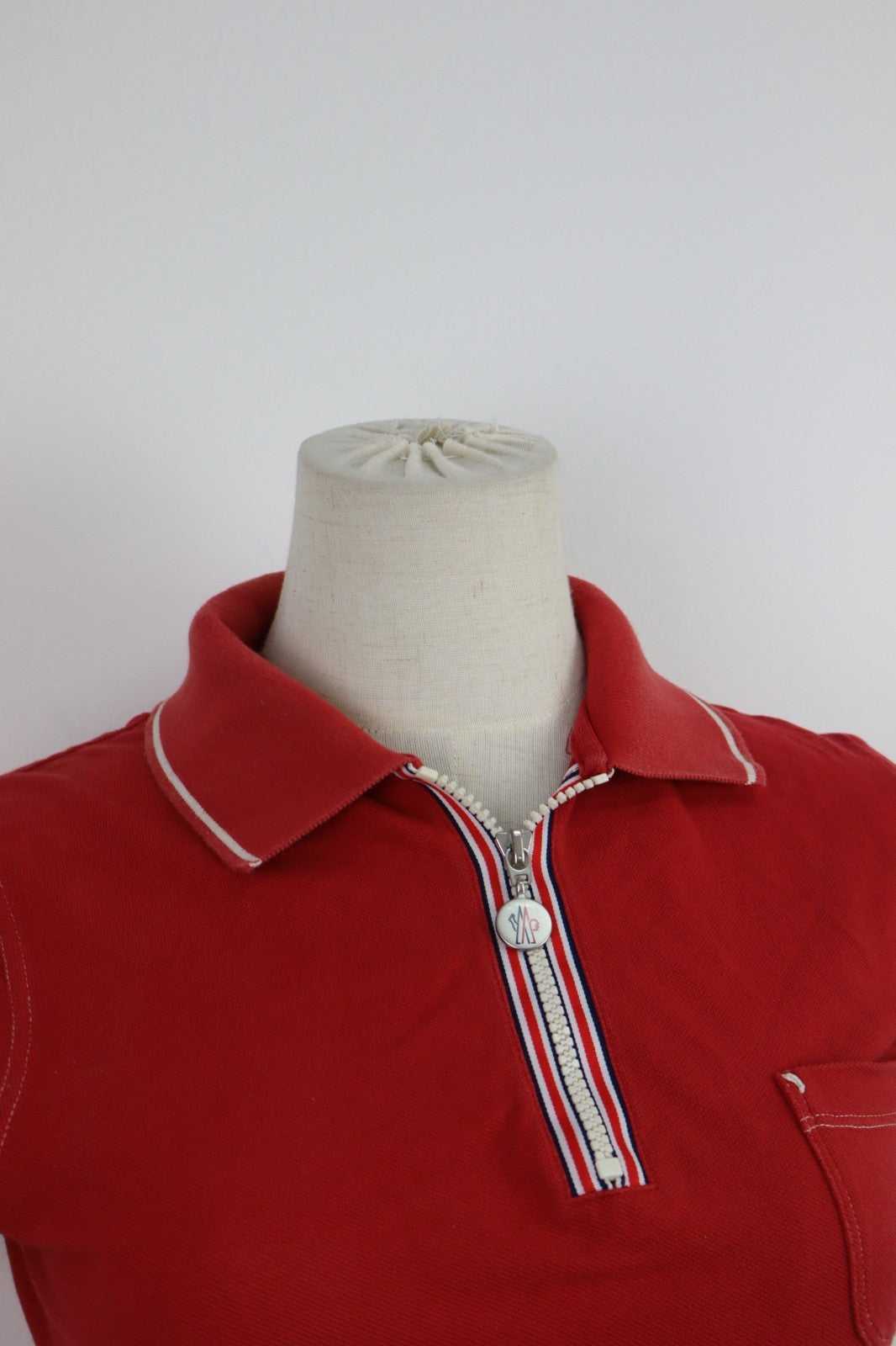 MONCLER VESTITO DONNA TG. M  WOMAN CASUAL VINTAGE DRESS ABITO COTONE