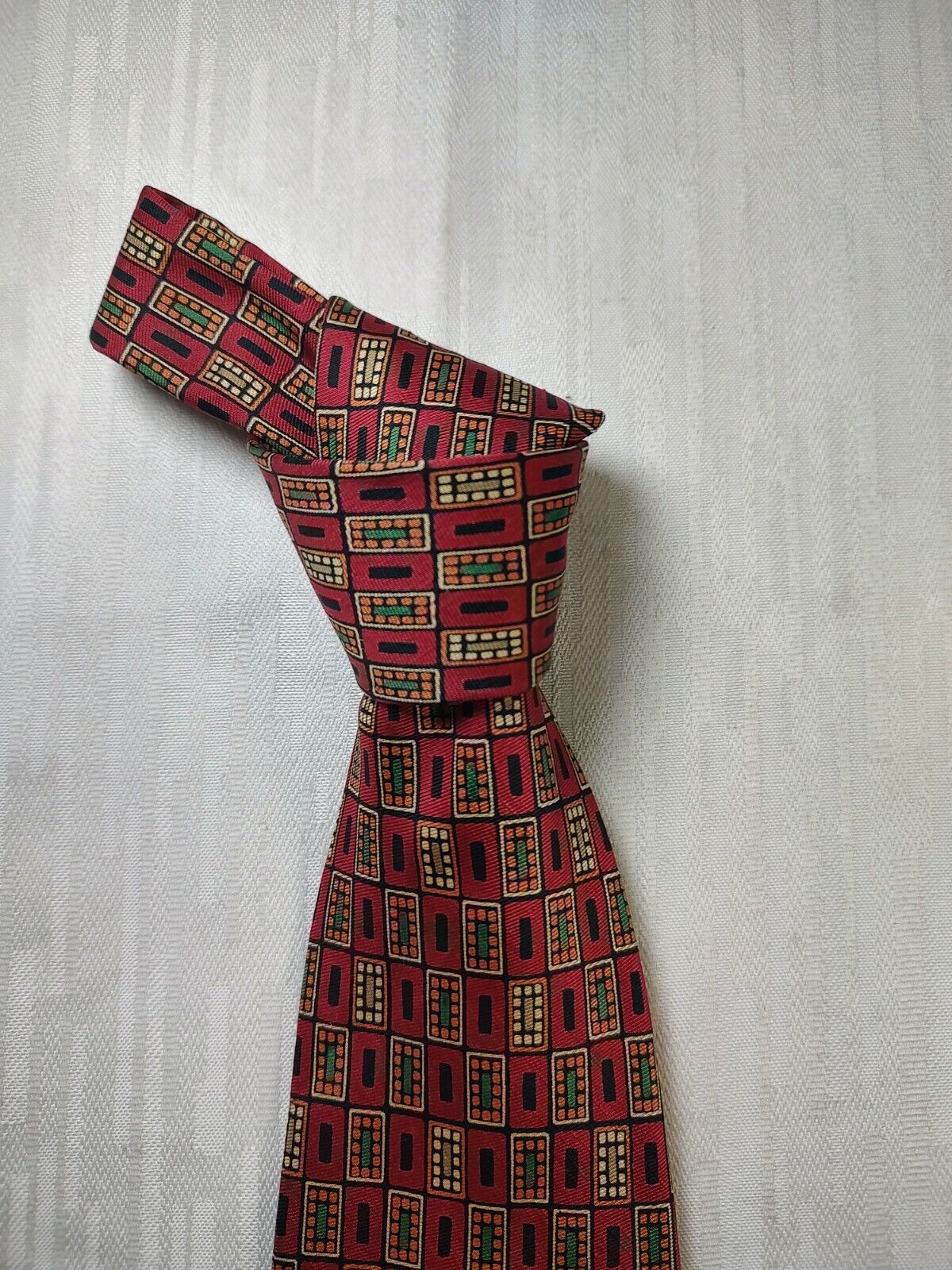 GUY LAROCHE 100% SILK TIE SETA CRAVATTA NECKTIE MADE IN ITALIA CLASSIC
