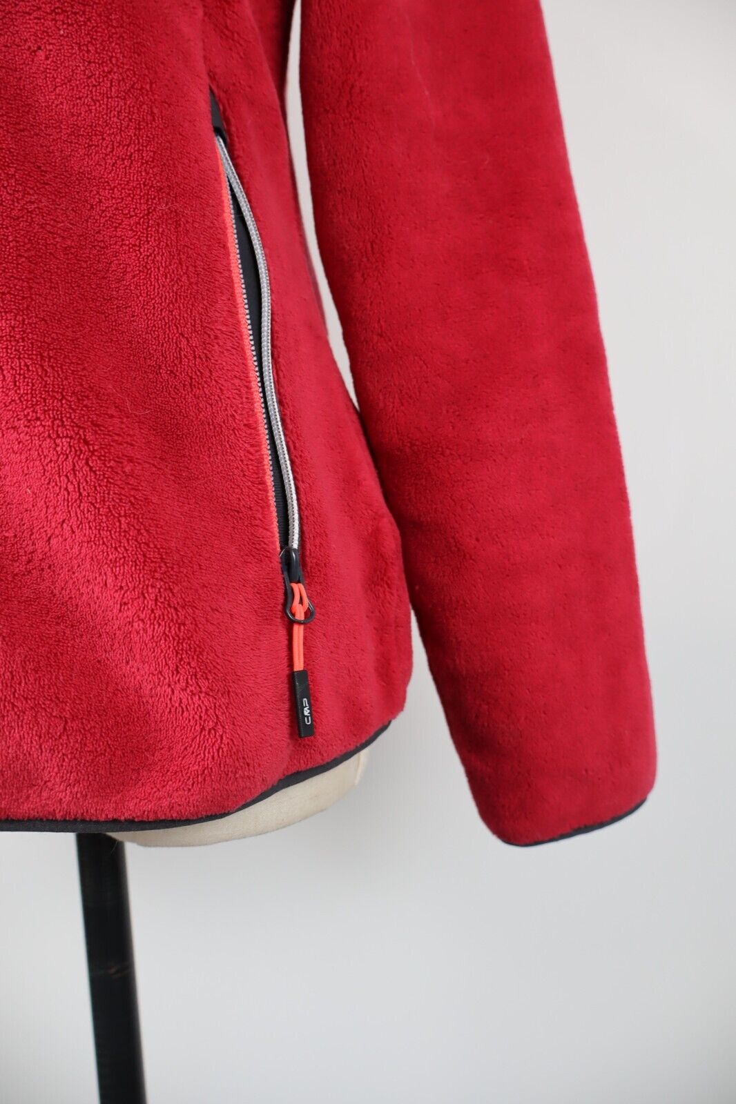 CMP FELPA CON ZIP JACKET DONNA Tg 40 WOMAN CASUAL VINTAGE SPORT SWEATSHIRT