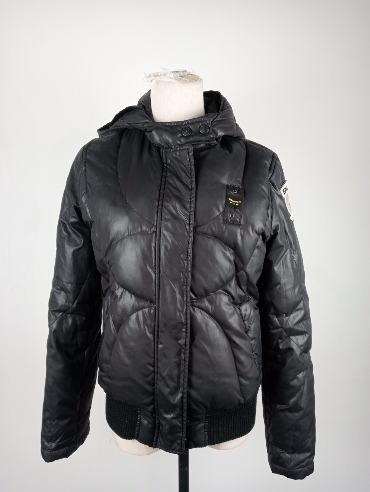 BLAUER GIUBBINO PIUMINO GIACCA DONNA Tg M WOMAN CASUAL JACKET VINTAGE