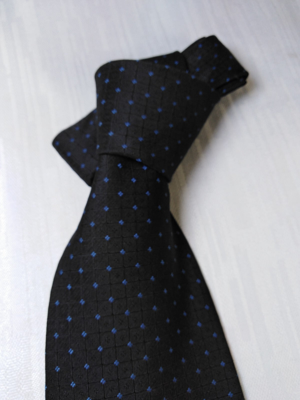 ROCCOBAROCCO 100% SETA SILK TIE CRAVATTA NECKTIE ITALY VINTAGE CLASSIC