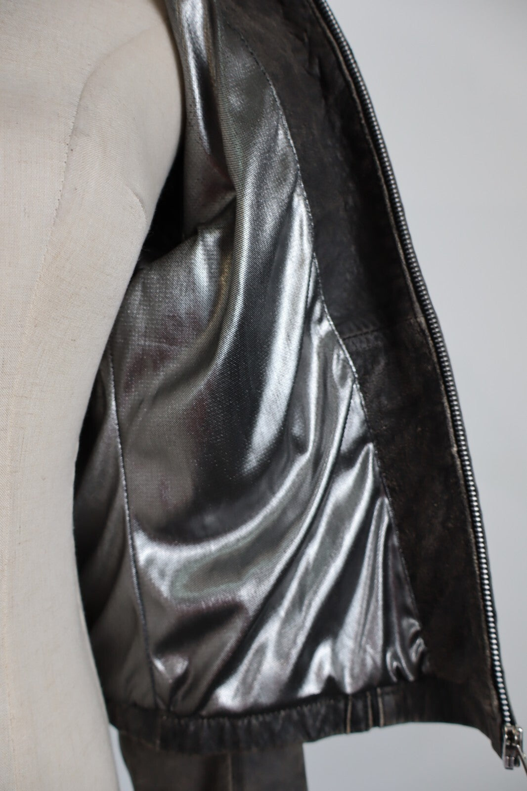 SUOMY GIUBBINO PELLE GIACCA DONNA M WOMAN CASUAL LEATHER JACKET VINTAGE