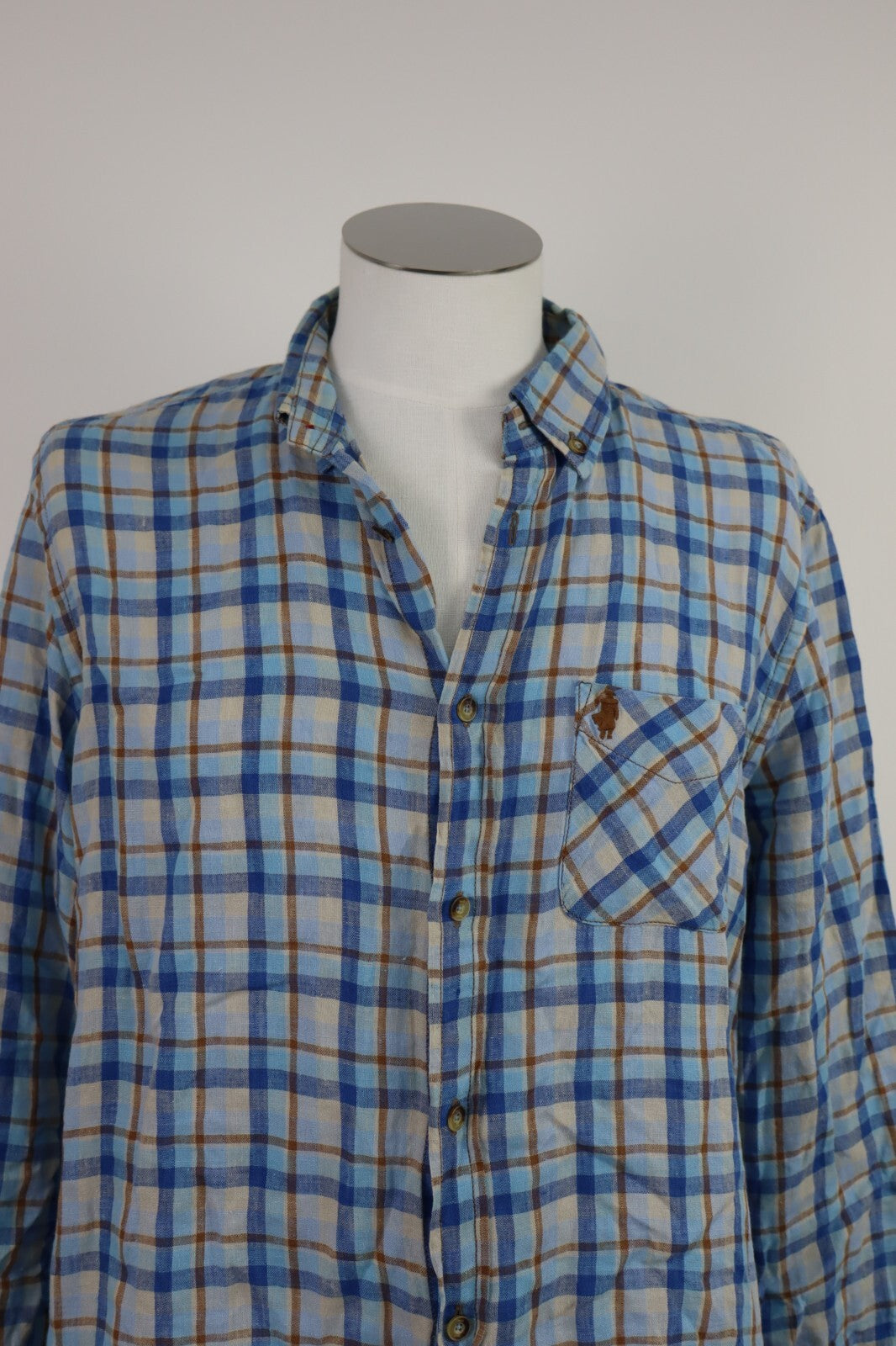 MARLBORO CLASSICS CAMICIA UOMO TG. XL MAN CASUAL VINTAGE SHIRT LINO