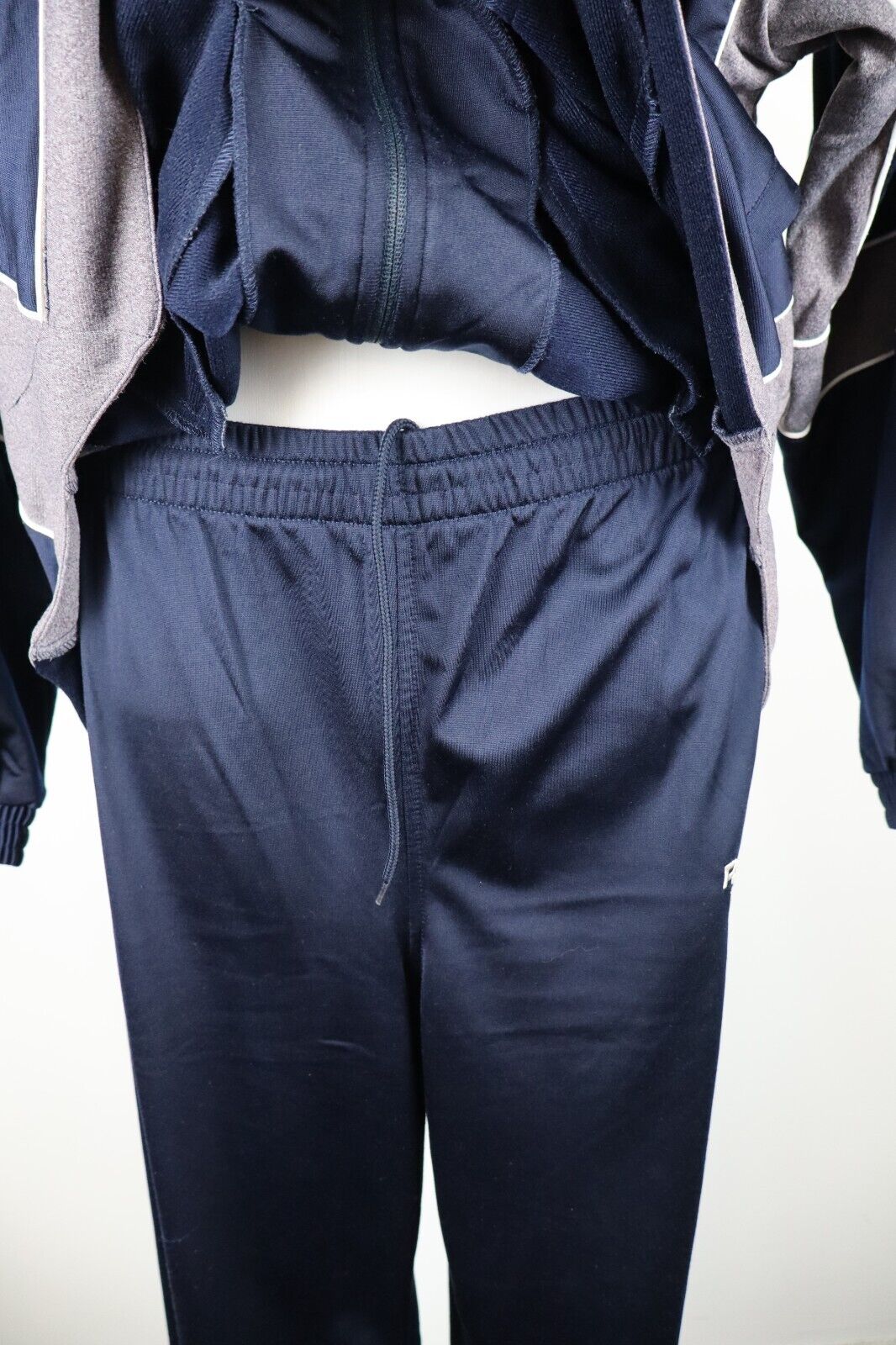 REEBOK TUTA COMPLETA DUE PEZZI Tg. 4 TRACKSUIT JACKET PANTS UOMO SPORT