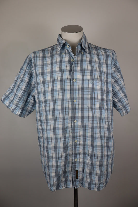 TIMBERLAND CAMICIA COTONE SHIRT UOMO Tg. L MAN VINTAGE CASUAL COTTON