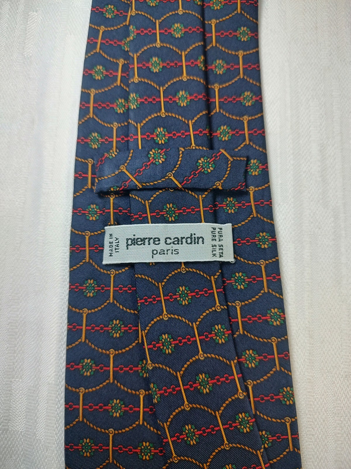 PIERRE CARDIN 100% SILK TIE SETA CRAVATTA NECKTIE MADE IN ITALY CLASSIC