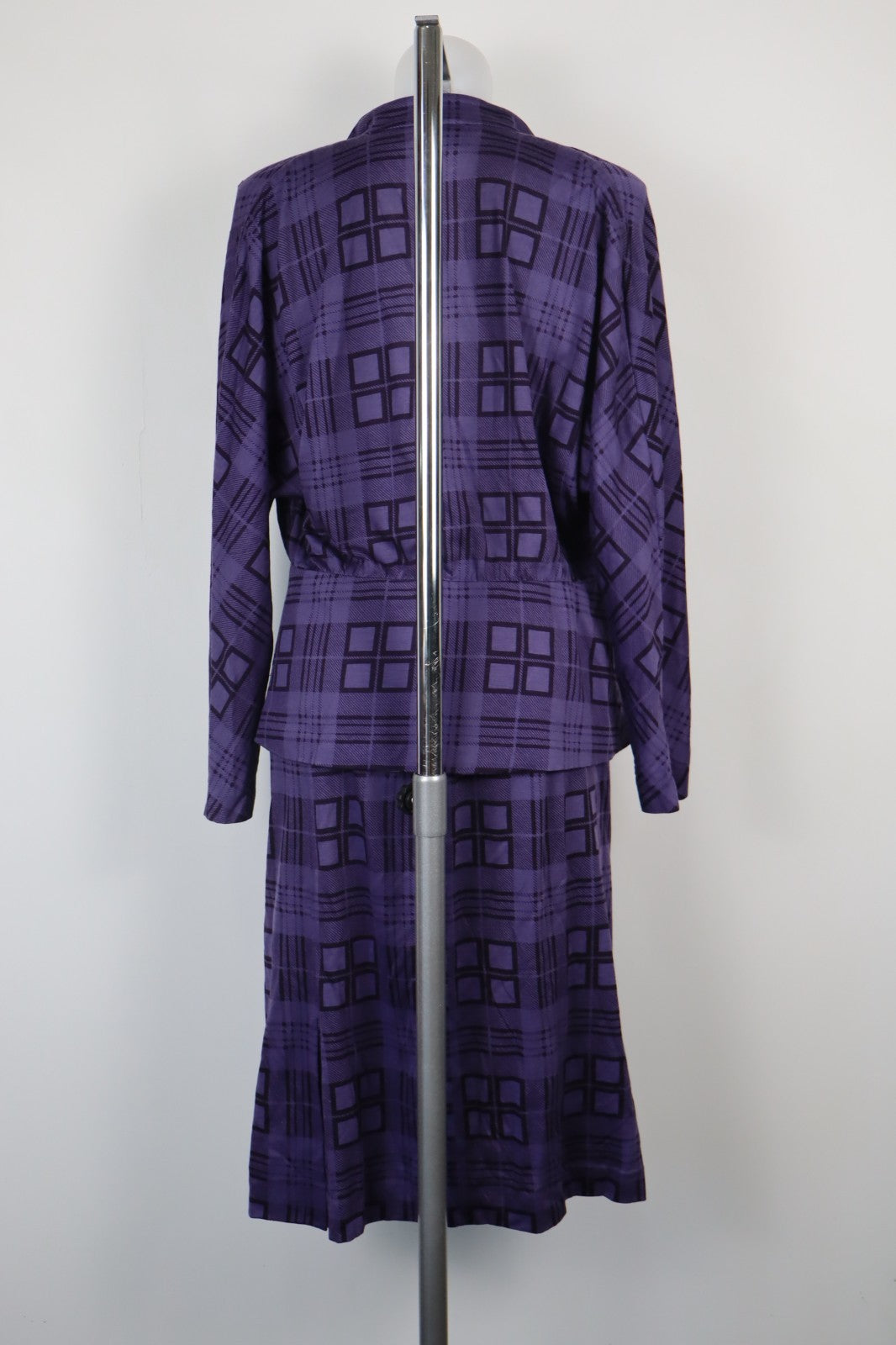 LUISA SPAGNOLI COMPLETO DONNA Tg 48 GIACCA GONNA DRESS VINTAGE CASUAL SUIT LANA