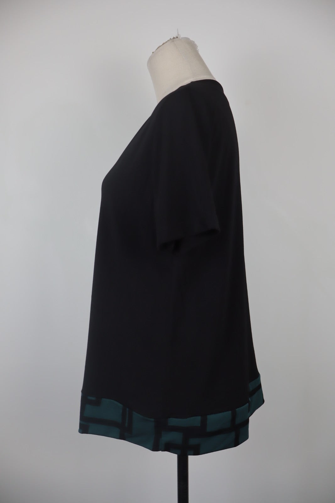 PIERRE CARDIN PARIS MAGLIA DONNA TG. M WOMAN CASUAL VINTAGE NERO T-SHIRT LOGO