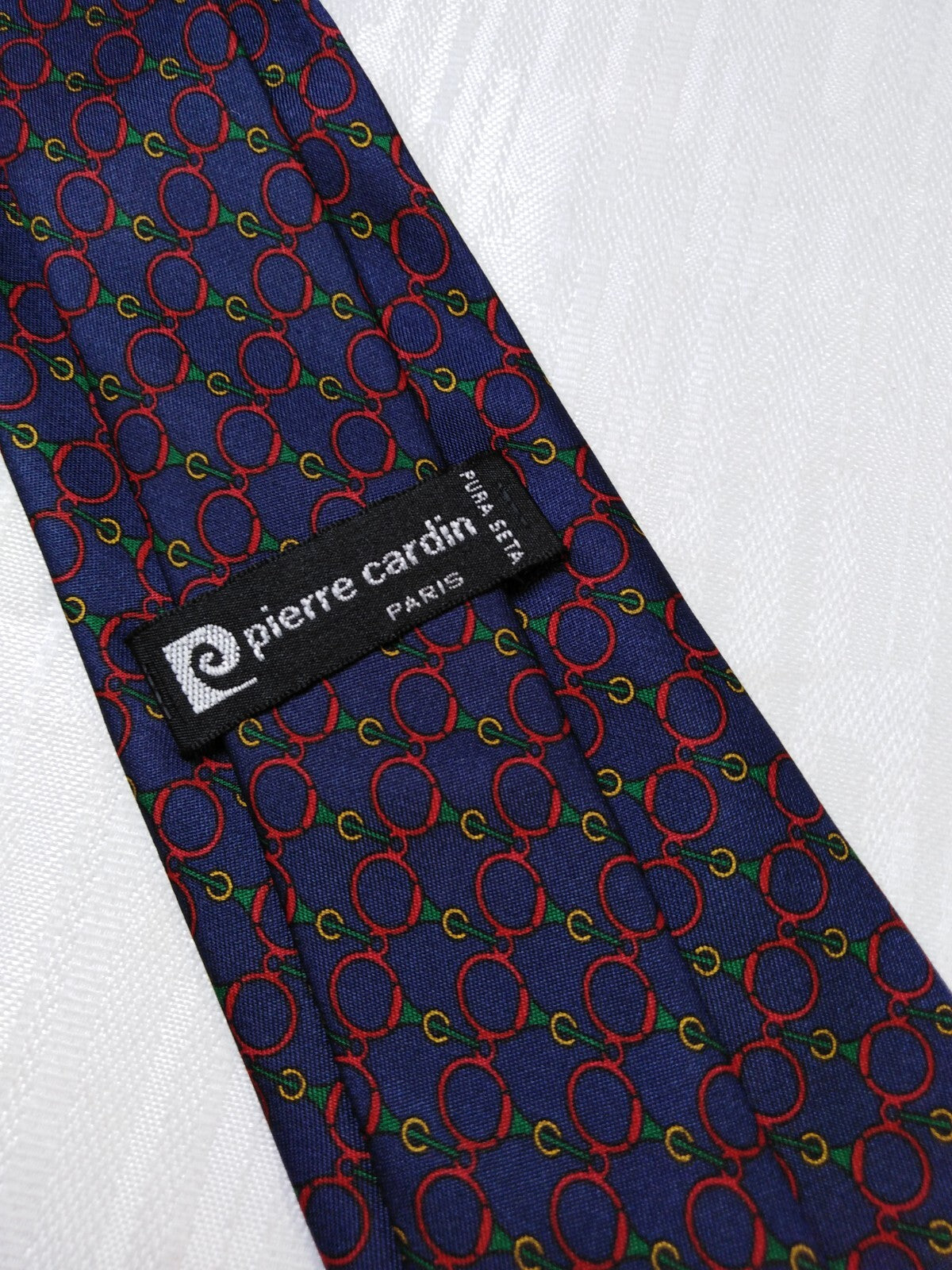 PIERRE CARDIN 100% SILK TIE SETA CRAVATTA NECKTIE MADE IN ITALY CLASSIC