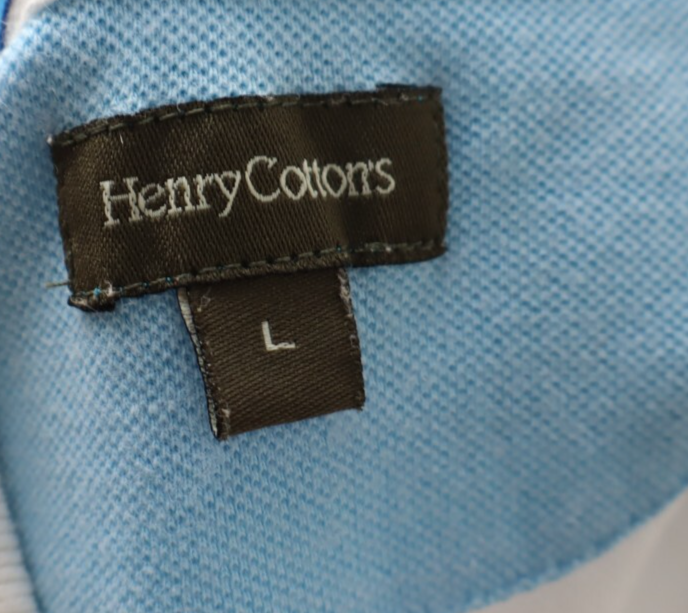 HARMONT & BLAINE POLO MAGLIA UOMO TG L MAN T-SHIRT CASUAL VINTAGE COTONE COTTON