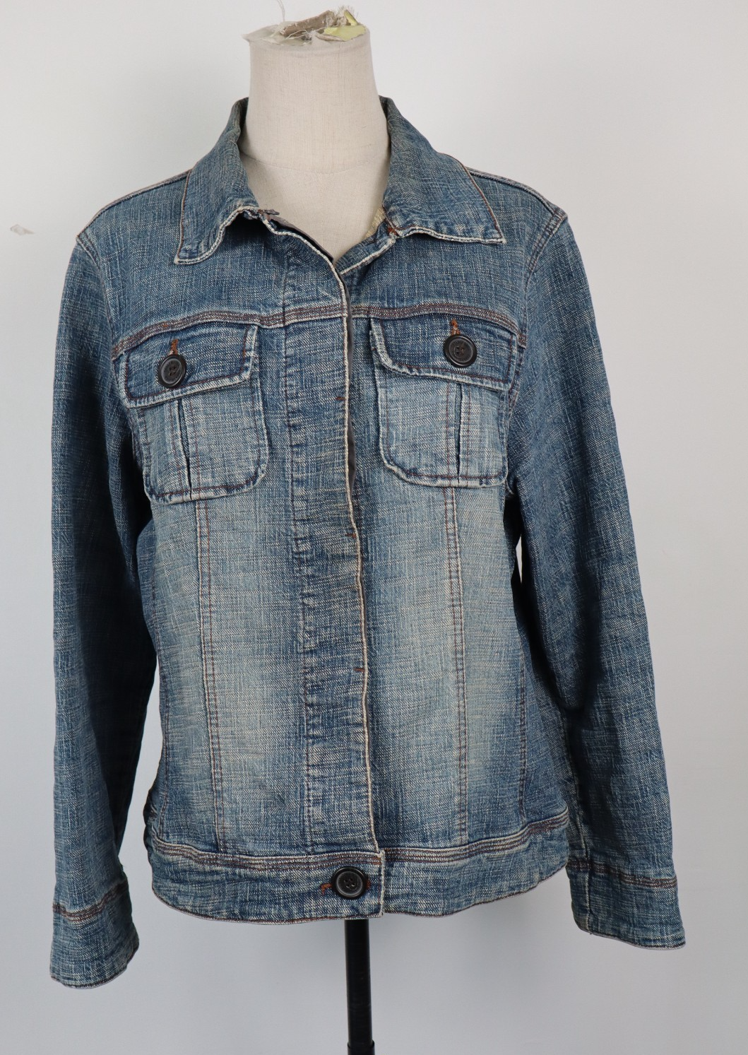 CASA BLANCA GIUBBINO JEAN DONNA Tg. 46 WOMAN DENIM CASUAL JACKET VINTAGE