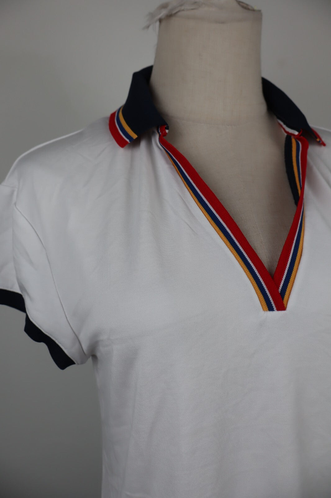 TOMMY HILFIGER DENIM POLO MAGLIA DONNA COTONE TG. S WOMAN SHIRT CASUAL VINTAGE