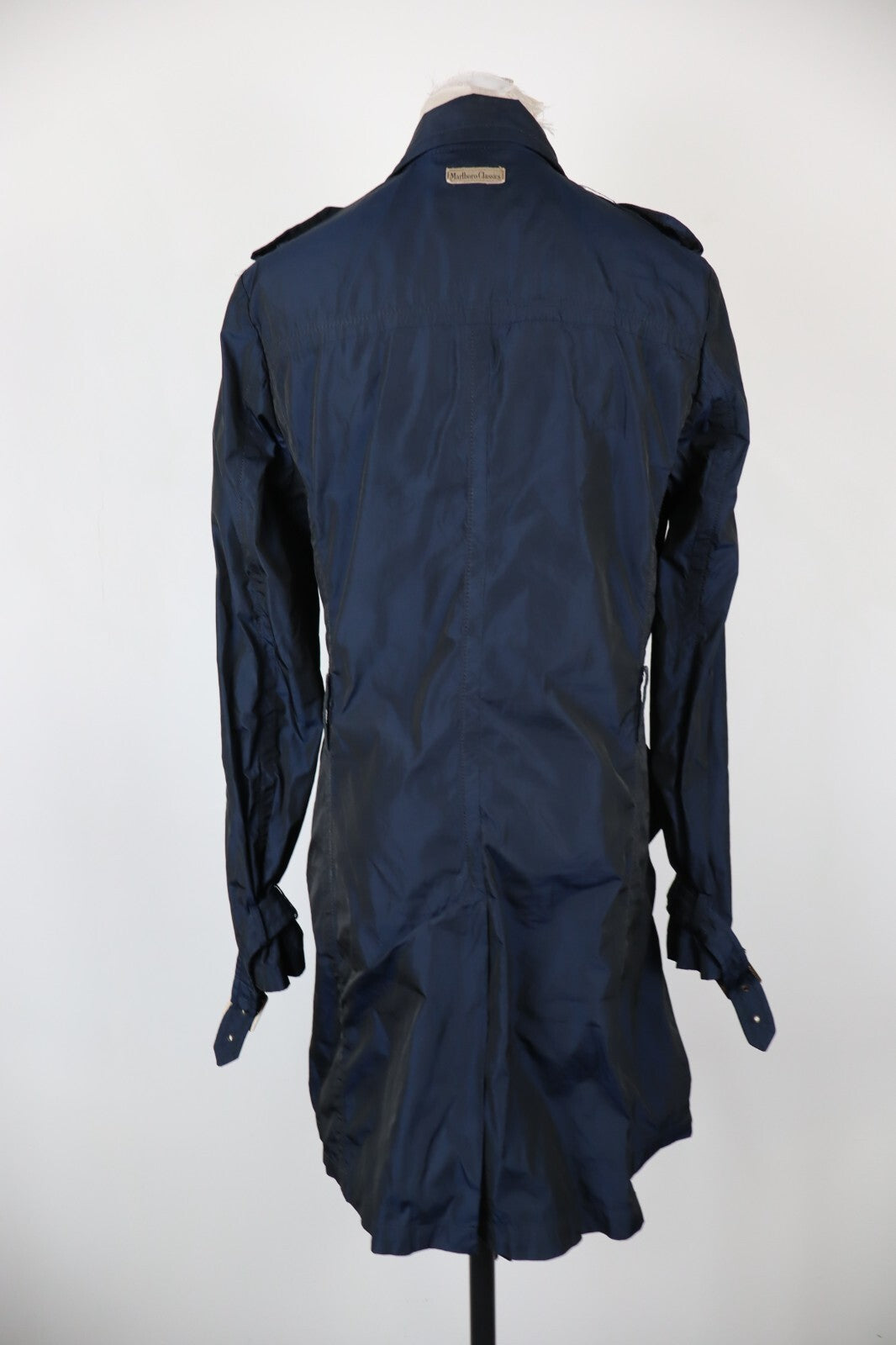 MARLBORO CLASSICS TRENCH CAPPOTTO DONNA Tg 46 WOMAN COAT VINTAGE CASUAL