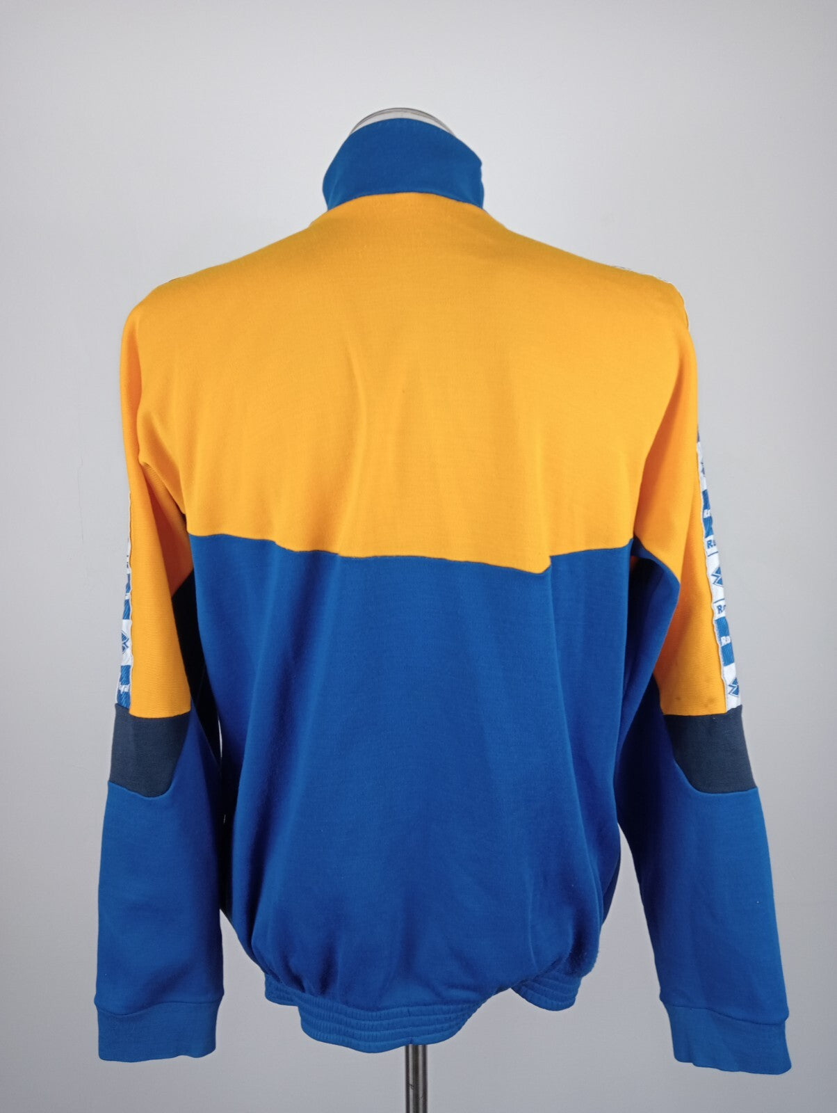 SCC ASSOCALCIO CAMPANIA FELPA MAGLIA ZIP SPORT CALCIO UOMO L MAN VINTAGE JACKET