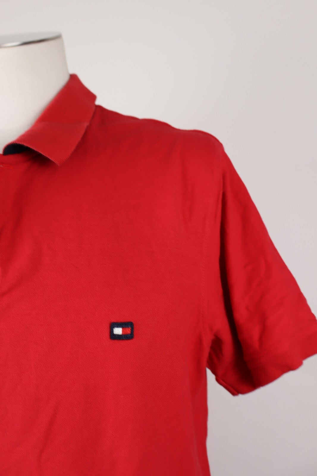 TOMMY HILFIGER POLO MAGLIA UOMO TG XL SLIM FIT MAN T-SHIRT CASUAL VINTAGE COTONE