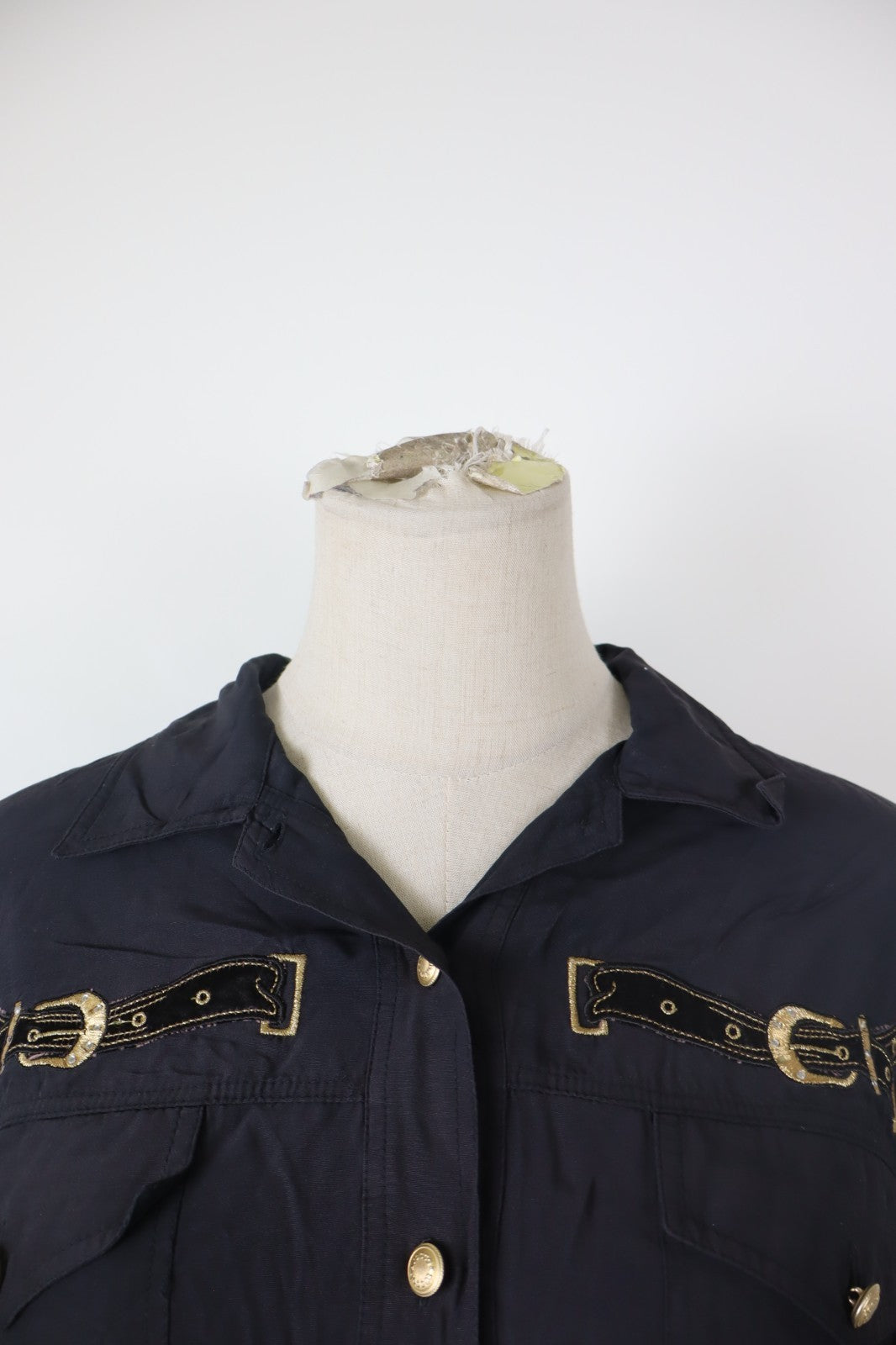 ROCCOBAROCCO CAMICIA DONNA TG. 46 WOMAN SHIRT CASUAL VINTAGE VISCOSA