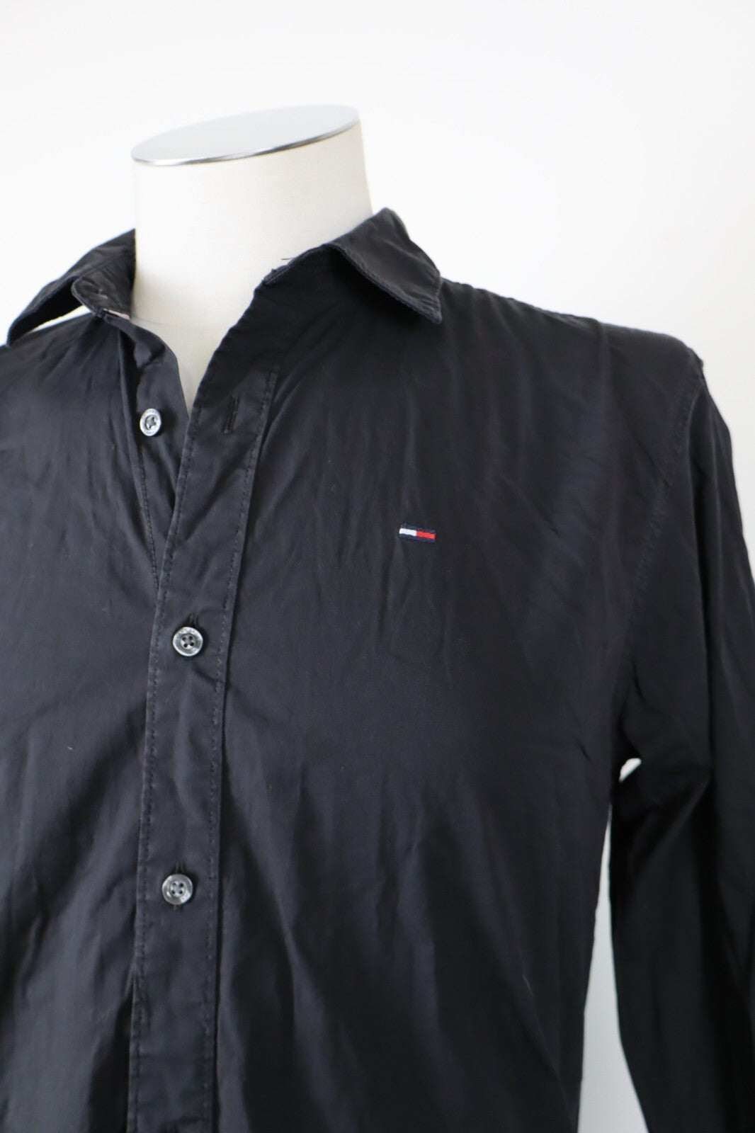 TOMMY JEANS HILFIGER CAMICIA SHIRT UOMO Tg M MAN VINTAGE CASUAL COTONE SLIM FIT