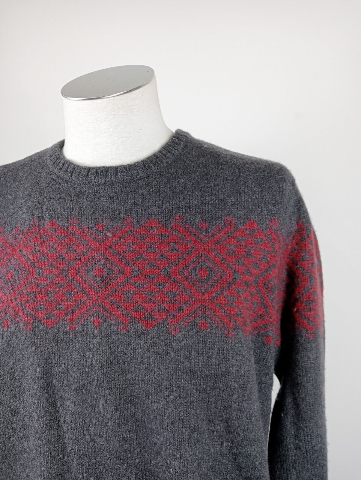 TIMBERLAND MAGLIONE LANA COTONE VINTAGE UOMO Tg. XL MAN SWEATER CASUAL