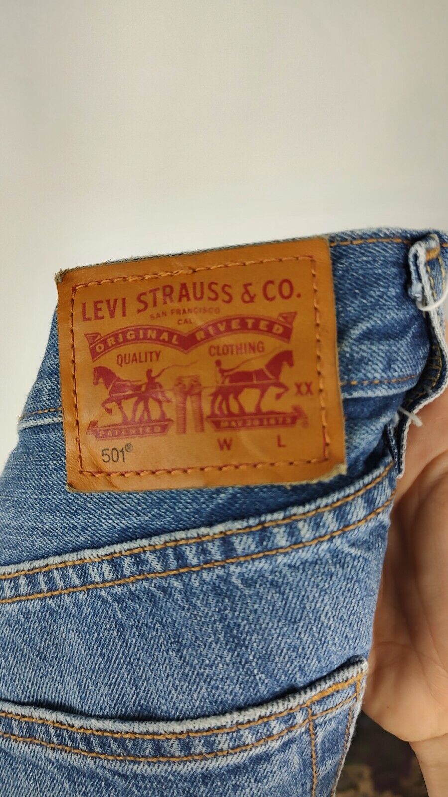 LEVI'S 501 PANTALONCINO DENIM JEANS DONNA TG W32\46 WOMAN VINTAGE SHORTS