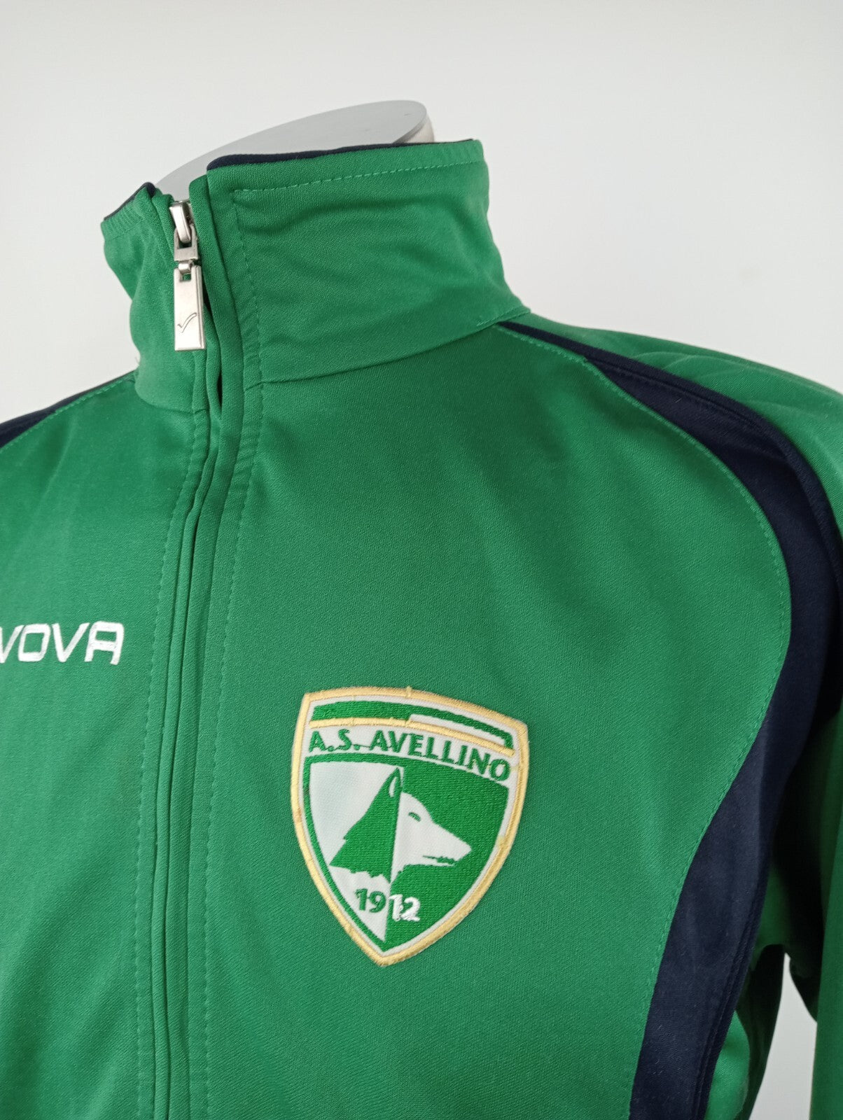 GIVOVA AS AVELLINO GIACCA FELPA SPORT CALCIO UOMO Tg S VINTAGE JACKET