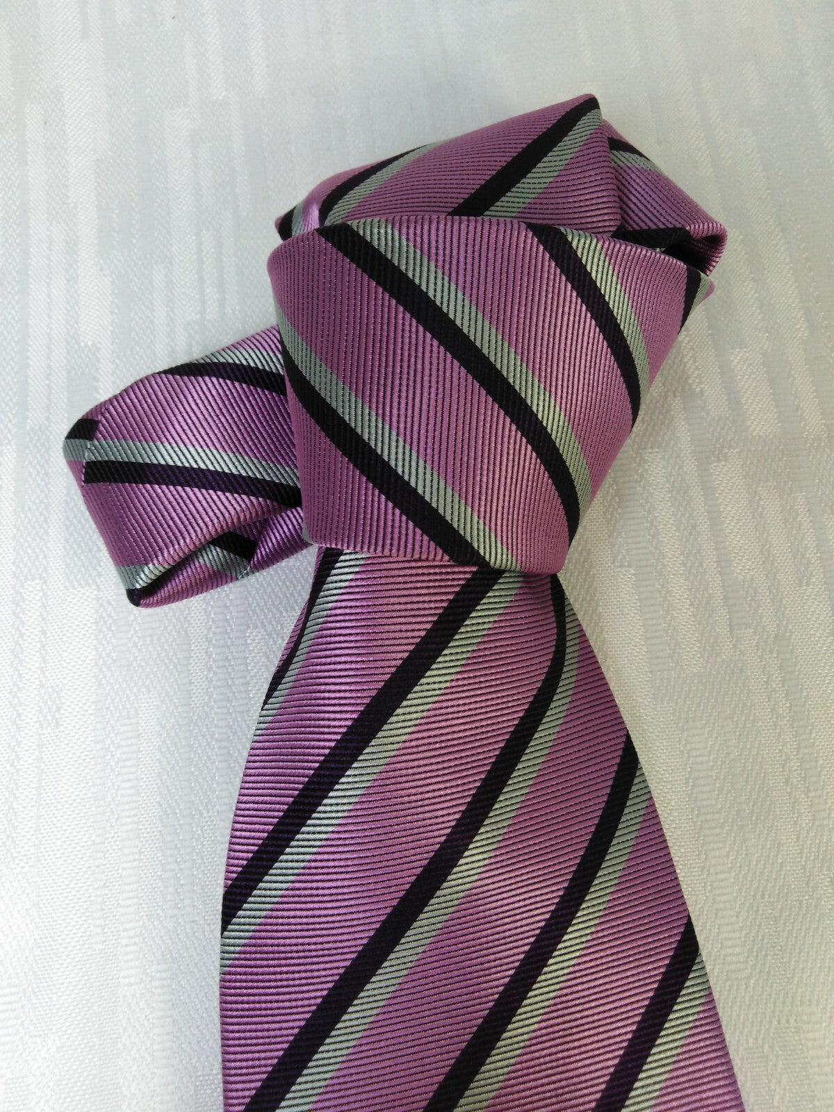 GIORGIO MARIANI 100% SILK TIE SETA CRAVATTA NECKTIE ITALY VINTAGE SELF TIPPED